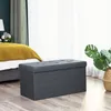 SONGMICS Skladacia plátenná lavica 76 x 38 x 38 cm do 300 Náhľad obrázku produktu 2