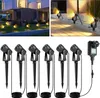SWANEW 6tlg. LED Gartenstrahler mit Erdspieß, Außenstrahler Produktbild-Vorschau 1