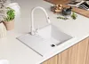 PRIMAGRAN Spülbecken Weiß 62x50cm, Granitspüle 1 Becken + Produktbild-Vorschau 7