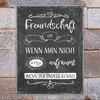Metallschild XL in 21x28 cm mit lustigem Spruch zu Produktbild-Vorschau 7