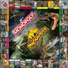 A collage of images featuring dinosaurs and the Monopoly board game. Produktbild-Vorschau