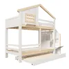 Flieks Etagenbett 90x200cm mit Ausziehbett, Kinderbett Produktbild-Vorschau 7