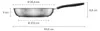 Fiskars Functional Form Koekenpan, 24 cm, keramische Productafbeelding-voorbeeld 2