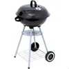 Holzkohlegrill mit Rädern Aktive Schwarz 46 x 89 x 46 cm Produktbild-Vorschau 1