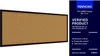 Bacheca in sughero 100x40 cm cornice in legno NERA Anteprima dell’immagine prodotto 2