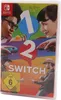 A Nintendo Switch game case for 1-2-Switch, showing various people playing the game. Produktbild-Vorschau
