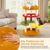Rascador para gatos con postes de sisal, plataformas y una Vista previa de la imagen del producto 3