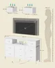 SONGMICS Kommode mit 8 Stoffschubladen, TV-Schrank mit LED Produktbild-Vorschau 6