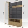 Garderoben-Set Nela II mit Spiegel, Polstergarderobe mit Produktbild-Vorschau 6