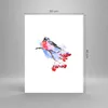 Poster - Poster ohne Rahmen - Dompfaff auf Zweig - 30x40 cm Produktbild-Vorschau 4