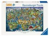 Ravensburger Verlag GmbH Mappa del mondo con attrazioni Anteprima dell’immagine prodotto 1