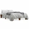 Bettgestell Räuchereiche 140x190 cm Holzwerkstoff und Produktbild-Vorschau 3
