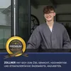 Bademantel aus Baumwolle, XL, anthrazit Produktbild-Vorschau 5