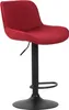 Tabouret de bar CLP Lentini en tissu, pivotant et réglable Voir les images du produit 7
