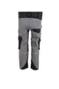 Planam  Norit Kids Bundhose zink/schwarz Gr.158/164 6546158 Produktbild-Vorschau 3
