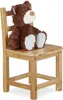 Sedia per bambini Relaxdays RUSTICO in bambù, per Anteprima dell’immagine prodotto 1