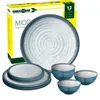 BRUNNER Camping Geschirr Set 4 Personen | Anti-Slip | Produktbild-Vorschau 1