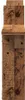 vidaXL Wandregale 2 Stk. Altholz-Optik 50x12x50 cm Produktbild-Vorschau 6