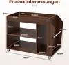 Rollbarer Beistelltisch mit Stauraum, 3-stufiges Produktbild-Vorschau 6