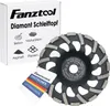 FANZTOOL Meule diamantée abrasive 180 mm x 22,2 mm, pour Voir les images du produit 1