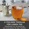 Creano Teeglas all in one 400ml, Große Teetasse mit Produktbild-Vorschau 3