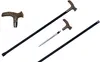 Gehstock Wanderstock Spazierstock Alu Metall Hirsch Motiv Produktbild-Vorschau 1