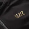 Emporio Armani EA7 Herren Trainingsanzug-Set Schwarz Produktbild-Vorschau 2