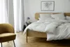 elegante Halbleinen-Kissenbezug einzeln Breeze Farbe Kreide Produktbild-Vorschau 2
