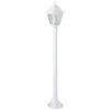 A white outdoor lamp post on a white background. Anteprima dell’immagine prodotto