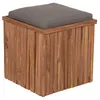 Teakholz Hockerbox Oxford inkl. Kissenauflage - bene living Produktbild-Vorschau 1