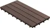 WPC Klickfliesen Terrassenfliesen Royal Dunkelbraun 60x30 Produktbild-Vorschau 2