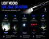2x LED Taschenlampe Lampe 1km Leuchtweite Militär Taktische Produktbild-Vorschau 7