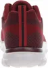 The back view of a burgundy Skechers Track - Glendor sneaker. Produktbild-Vorschau