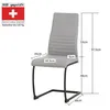 ALBATROS Freischwinger Stuhl TURANO 4er Set, Grau - Produktbild-Vorschau 3