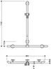 HEWI 950.35.41054 DUHA m.Br.H.St., AM1:1100, W1:962, Produktbild-Vorschau 2
