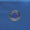 vidaXL Scatole con coperchio 4 pezzi 28x28x28 cm Blu Anteprima dell’immagine prodotto 4