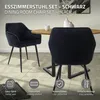 ML-Design 6er Set Esszimmerstühle mit Armlehne und Produktbild-Vorschau 2