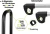 Strap Rahmenhalter kurz Ø 25+30mm, Schwarz/Silber Produktbild-Vorschau 6