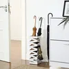 SONGMICS Ø 15,5 x 49 cm Metall Schirmständer 2 Haken Produktbild-Vorschau 2