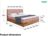 MEBLINI Boxspringbett mit Bettkasten - Gepolstert Produktbild-Vorschau 7