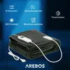 Elektrická vyhrievaná deka AREBOS cosy blanket antracit 200 Náhľad obrázku produktu 3