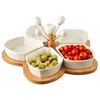 Snackschalen aus weißem Porzellan WHITELINE 28,5 cm 10 Stk. Produktbild-Vorschau 1
