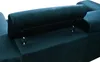 A close-up view of a teal sofa's adjustable headrest. Podgląd zdjęcia produktu