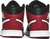 Nike Air Jordan 1 Mid "Gym Red" Schwarz/Rot, Größe: 42,5 Produktbild-Vorschau 6