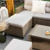 An outdoor lounge set with a coffee table on a patio. Náhľad obrázku produktu