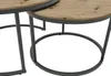 Satztisch >Gino 2< (2er Set) in Eiche Nachbildung, Produktbild-Vorschau 5