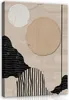 Leinwandbilder Wandbild Abstrakt Boho Beige 100x75 cm XXL Produktbild-Vorschau 1
