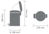 Brabantia BRABANTIA atkritumu tvertne ar pedāli NewIcon  3L Podgląd zdjęcia produktu 11