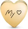 Pandora Charm 762015C00  Engravable Heart 14k gold Produktbild-Vorschau 6