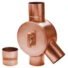 Wasserverteiler Wasserweiche Kupfer DN 100 inkl. Adapter Produktbild-Vorschau 1